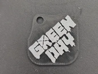 Green Day keychain