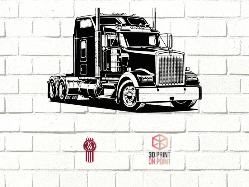 Kenworth - W900 - 2D WALL ART