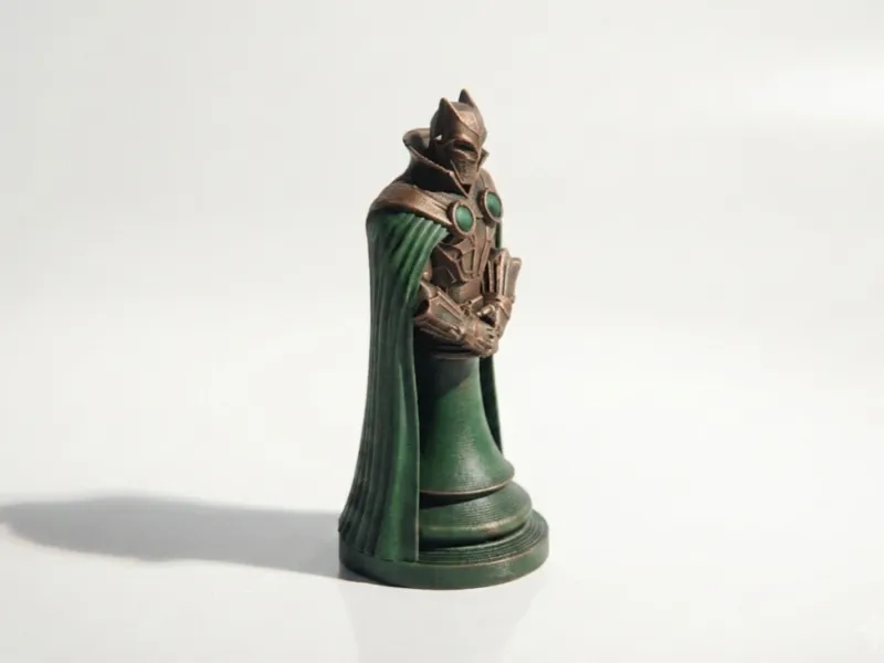Dr Doom Schaakkoning Marvel Figuur 3D Printbaar