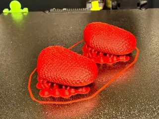 Knitted Heart: Cute, Chonky and Puffy