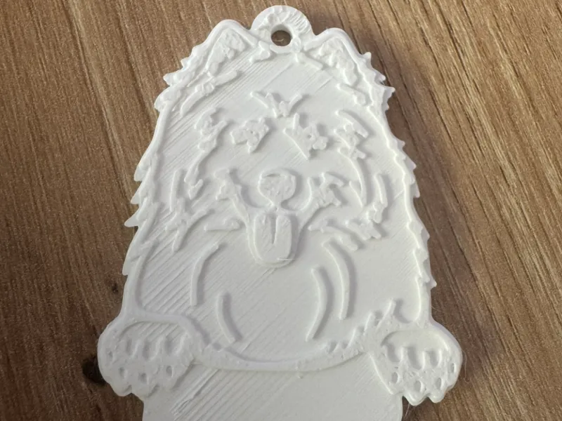 chaveiro samoyeda