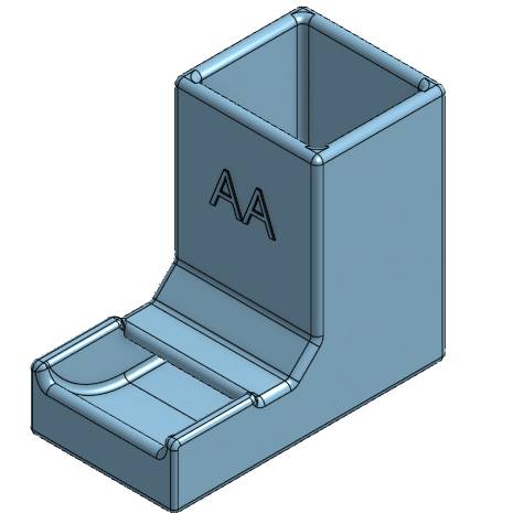 AA battery holder