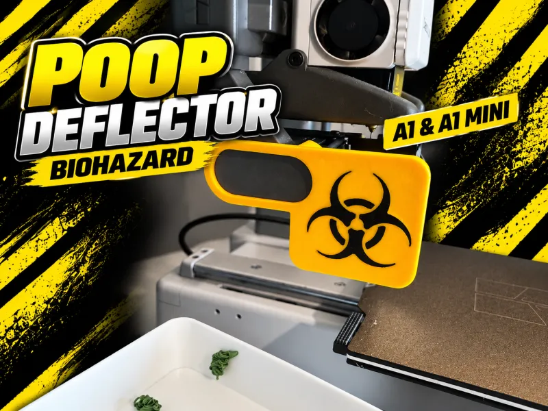 Deflettore per residui a tema biohazard A1 e A1 mini