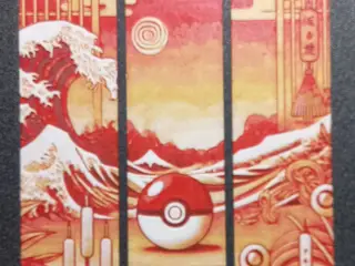 Hueforge Pokéball Style Bookmark - Ruby