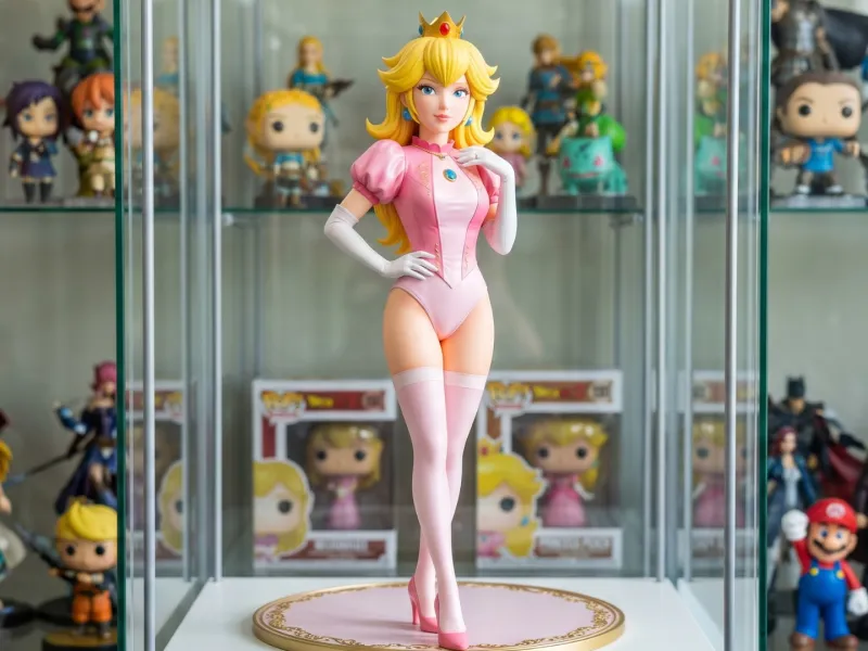Waifu Fan art Figurine peach princess