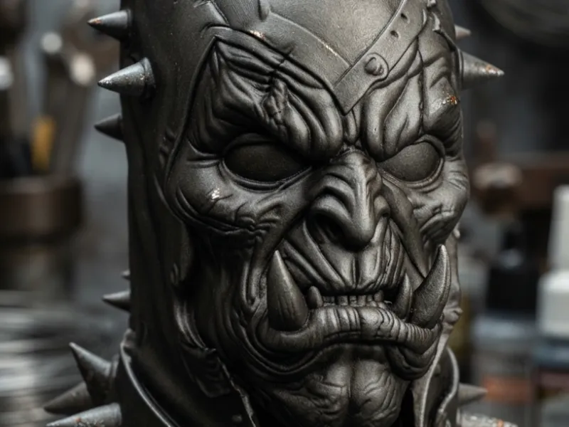 Brutal Spiked Orc Warrior bust