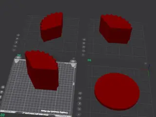 Цветочный горшок 3 отделения 