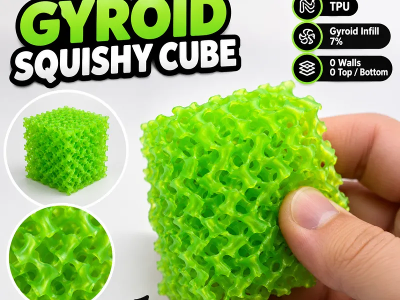 Cubo Esponjoso Giroide