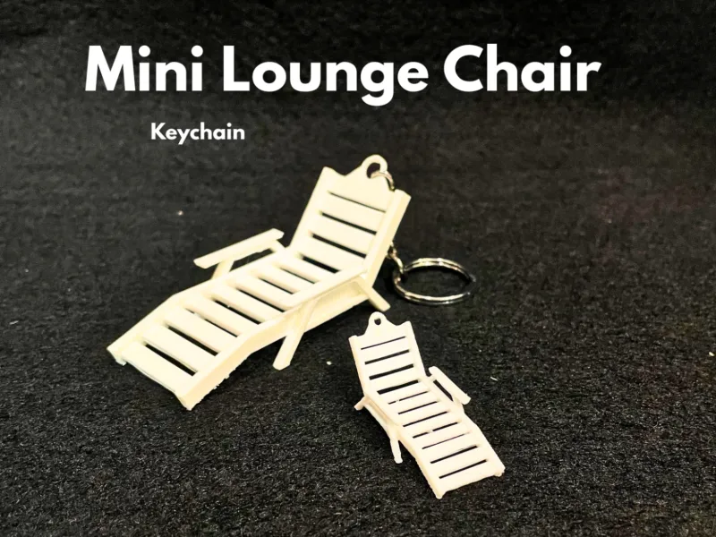 Mini Lounge Chair Keychain