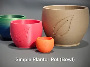 Maceta Simple