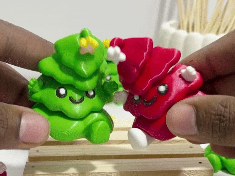 🎄 Dancing Christmas Tree - Ornament Toy and Keyring