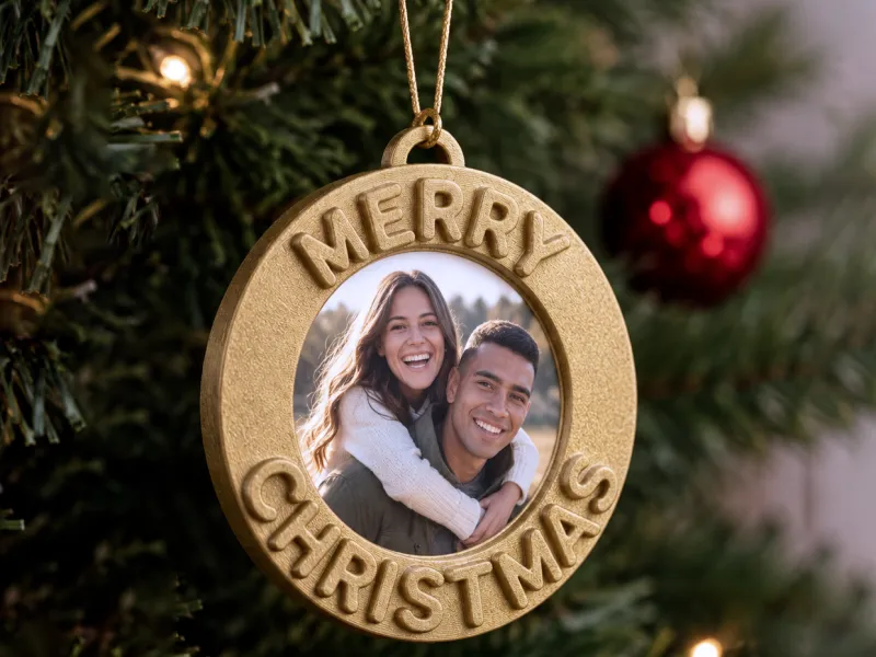 Personalized Christmas Ornaments with Photo