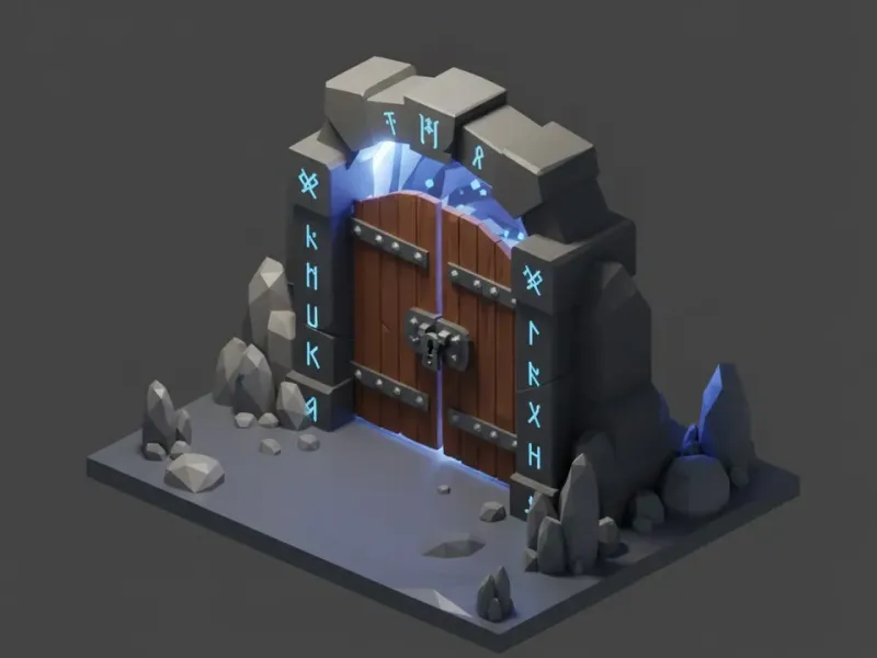 Low-Poly-Kerkerportal
