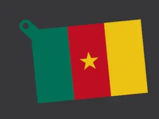 CM - Cameroon Flag keychain