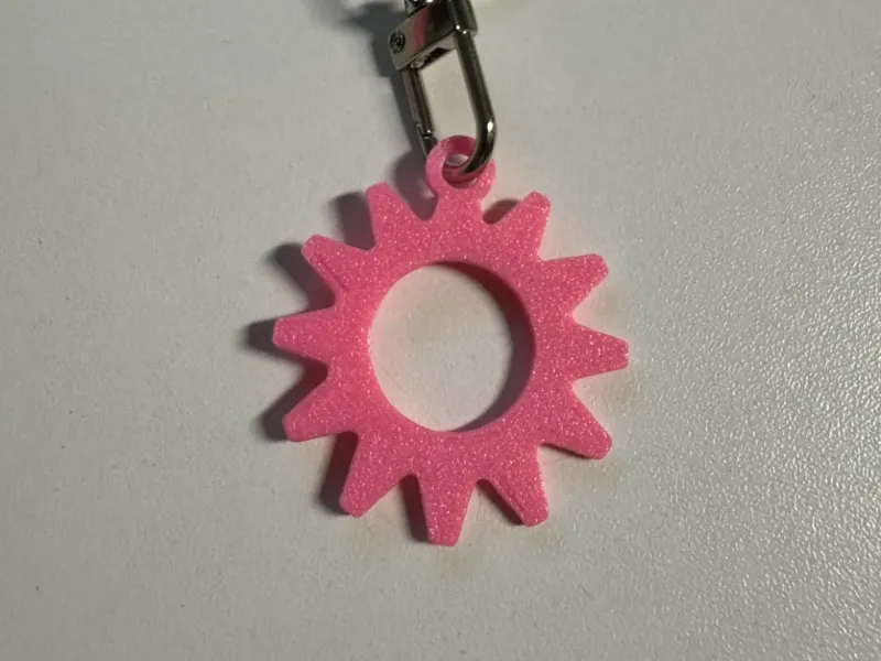 Zonnestraal Loop Sleutelhanger
