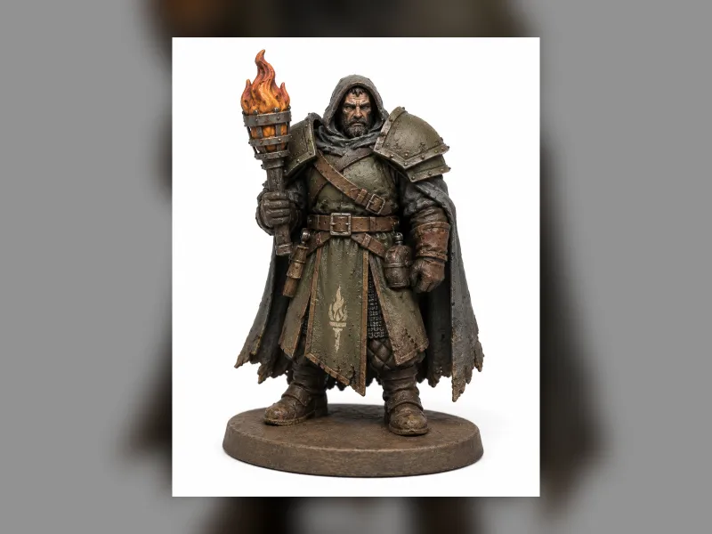 Torch Bearer Chunky Shoulder Plates