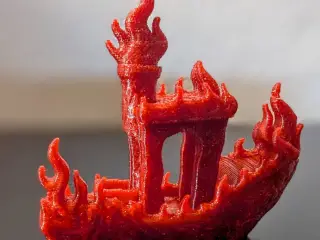 Flame Benchy – The Burning Testboat