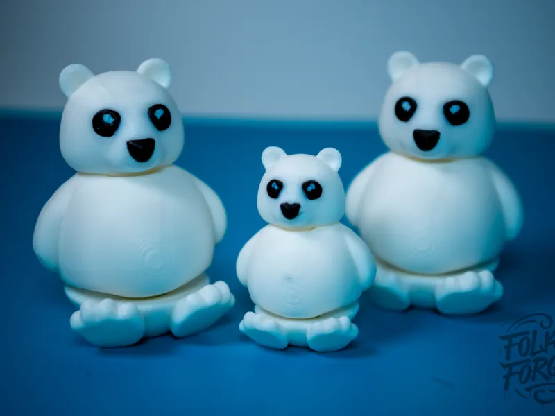 Urso Polar Amigo do Ártico, Brinquedo Antiestresse Oscilante