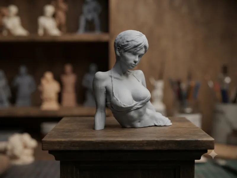 Statue of a beautiful woman