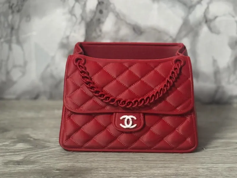 Chanel vase makeup organizer storage box