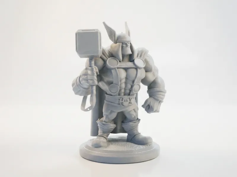 Busto Musculoso de Thor, Estatueta Mitológica para Impressão 3D