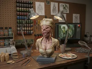 Busto de la Enfermera Enigmática