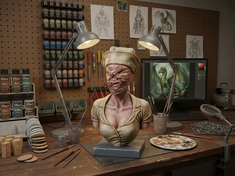 Busto de la Enfermera Enigmática