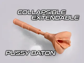 Collapsible and extendable Pussy Baton