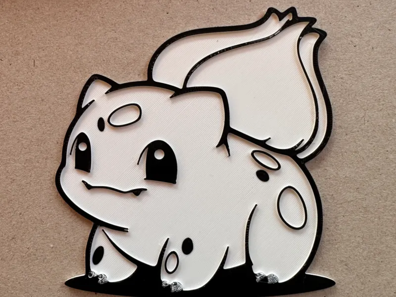 塗り絵 - ポケモン - フシギダネ