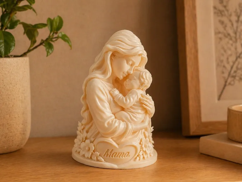 Mother and Baby Figure