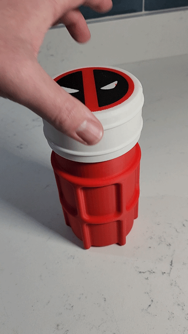 Home print settings: Deadpool Survival Container.3mf