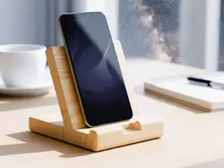 Minimalist Phone Holder - Wood Edition