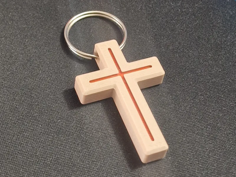 Cross Keychain