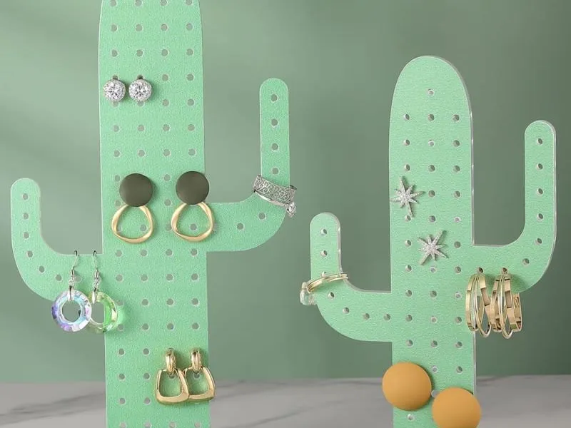 Cactus Jewelry Stand Earring Holder - 105
