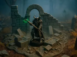Ruined temple - DND scatter terrain