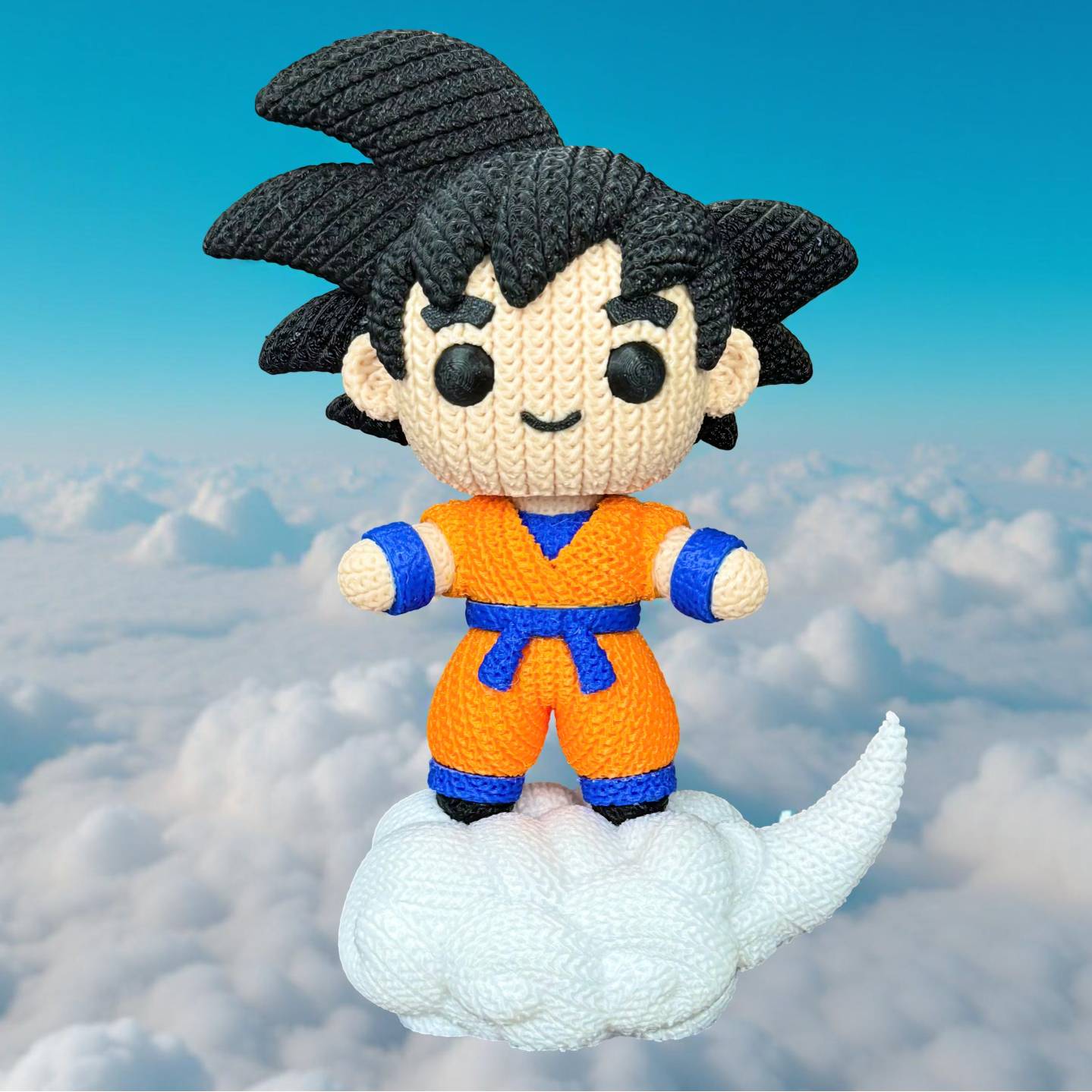 Dragon Ball Goku Knitted - Crochet - Multiparts