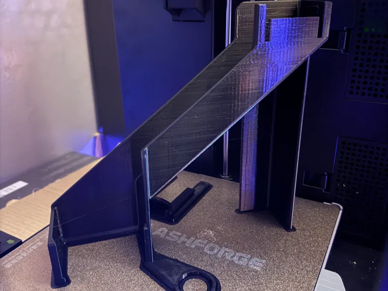 FlashForge AD5X Poop Chute and mount