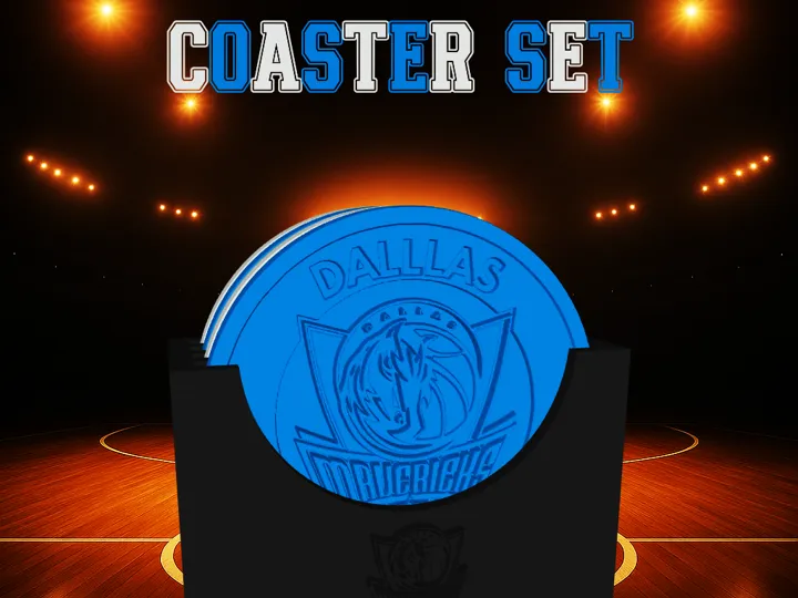 Dallas Mavericks Coaster Set (NBA)