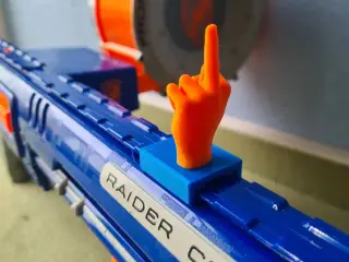Nerf Middle Finger Visor