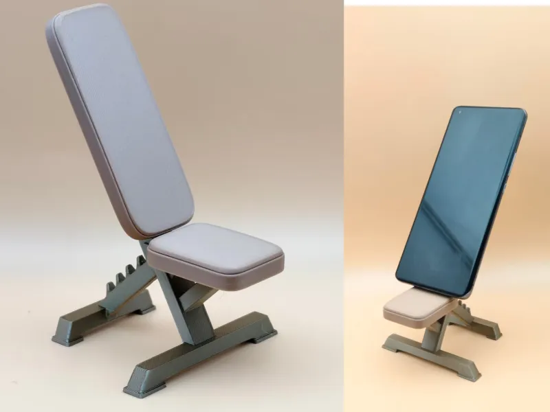 Support de téléphone banc de musculation