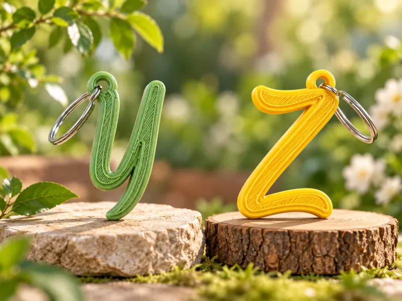 Letter Keychains Y–Z | Personalized Initials