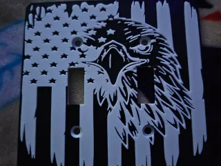 Eagle American Flag
