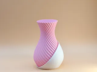 双色花瓶