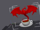 Dragon Born From Coffee-0