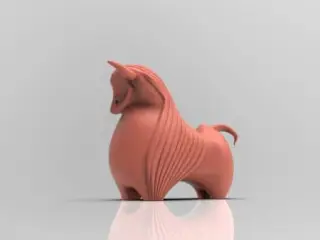 Artistic cow decor FREE