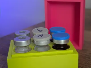 Medicine Vials Box With Lid