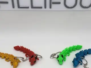 Flexi Cute Dragon Keychain