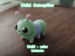 Chibi Multicolor Caterpillar