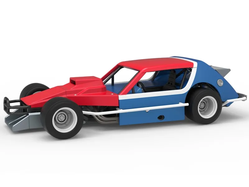 Vintage Asphalt Modified stock car V10 Scale 1:25