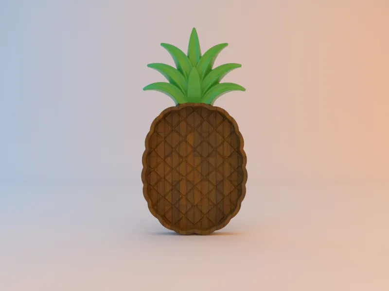 Pineapple Nut Bowl